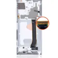 OLED Assembly With Frame For Samsung Galaxy Note 20 Ultra 5G (Service Pack) (Mystic White)