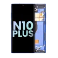 OLED Assembly With Frame For Samsung Galaxy Note 10 Plus / 5G (Service Pack) (Aura Blue)