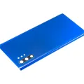 Back Cover Glass With Camera Lens For Samsung Galaxy Note 10 Plus / 5G (No Logo) (Aftermarket Plus) (Aura Blue)