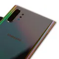 Задня кришка зі скло камери для Samsung Galaxy Note 10 Plus / 5G (Service Pack) (Aura Glow / Silver)