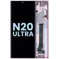 OLED Assembly With Frame For Samsung Galaxy Note 20 Ultra 5G (Service Pack) (Mystic Bronze)