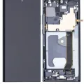 Дисплейний модуль (OLED) з рамкою для Samsung Galaxy Note 20 Ultra 5G (Service Pack) (Mystic Black)