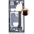 Дисплейний модуль (OLED) з рамкою для Samsung Galaxy Note 20 Ultra 5G (Service Pack) (Mystic Black)