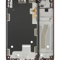 Mid-Frame Housing For Motorola Moto G8 Plus (XT2019 / 2019) (Red)
