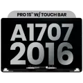 Complete LCD Display Assembly For MacBook Pro 15" A1707 (2016-2017) (Used OEM Pull: Grade B) (Space Gray)