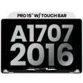 Complete LCD Display Assembly For MacBook Pro 15" A1707 (2016-2017) (Used OEM Pull: Grade B) (Silver)