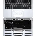 Top Case with Keyboard (ISO French) For MacBook Pro 13" A1708 (2016-2017) (Silver)
