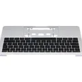 Top Case with Keyboard (ISO French) For MacBook Pro 13" A1708 (2016-2017) (Silver)