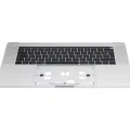Top Case with Keyboard (ISO French) For MacBook Pro 15" A1707 (2016-2017) (Silver)