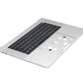Top Case with Keyboard (ISO French) For MacBook Pro 15" A1707 (2016-2017) (Silver)