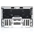 Top Case with Keyboard (ISO French) For MacBook Pro 13" A1706 (2016-2017) (Silver)