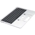 Top Case with Keyboard (ISO French) For MacBook Pro 13" A1706 (2016-2017) (Silver)