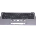Top Case with Keyboard (ISO French) For MacBook Pro 13" A1708 (2016-2017) (Space Gray)