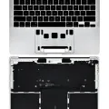 Top Case with Battery and Keyboard (ANSI US) For MacBook Pro 13" A2289 (2020) (Used OEM Pull: Grade B/C) (Silver)