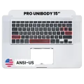 Top Case with Keyboard (ANSI US) For MacBook Pro 15" A1286 (2009)