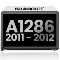 Complete LCD Display Assembly For MacBook Pro 15" A1286 (2011-2012) (Used OEM Pull: Grade A) (Glossy)