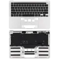 Top Case with Keyboard (ANSI US) For MacBook Pro 13" A2338 (2020) (Silver)