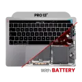 Top Case with Battery and Keyboard (ISO UK) For MacBook Pro 13" A1706 (2016) (Space Gray)