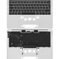 Top Case with Keyboard (ISO UK) For MacBook Pro 13" A1708 (2016-2017) (OEM New) (Silver)