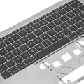 Top Case with Keyboard (ISO UK) For MacBook Pro 13" A1708 (2016-2017) (OEM New) (Space Gray)