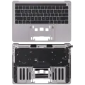 Top Case with Keyboard (ANSI US) For MacBook Pro 13" A1989 (2018-2019) (OEM New) (Space Gray)