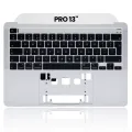 Top Case with Keyboard (ISO UK) For MacBook Pro 13" A2289 (2020) (OEM New) (Silver)