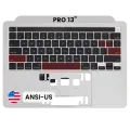Top Case with Keyboard (ANSI US) For MacBook Pro 13" A2289 (2020) (OEM New) (Silver)