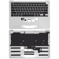 Top Case with Keyboard (ANSI US) For MacBook Pro 13" A2289 (2020) (OEM New) (Silver)