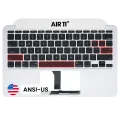 Top Case with Keyboard (ANSI US) For MacBook Air 11" A1465 (2012) (OEM New)