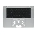 Top Case with Keyboard (ANSI US) For MacBook Pro 16" A2485 (2021) / A2780 (2023) (Space Gray)