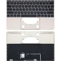 Top Case with Keyboard (ANSI US) and Microphone For MacBook 12" A1534 (2015) (OEM New) (Gold)