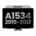 Complete LCD Display Assembly For MacBook 12" A1534 (2015-2017) (Used OEM Pull: Grade A) (Space Gray)