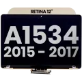Complete LCD Display Assembly For MacBook 12" A1534 (2015-2017) (Used OEM Pull: Grade B) (Gold)