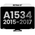 Complete LCD Display Assembly For MacBook 12" A1534 (2015-2017) (Used OEM Pull: Grade B) (Silver)