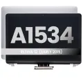 Complete LCD Display Assembly For MacBook 12" A1534 (2015) (Used OEM Pull: Grade B) (Silver)