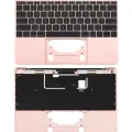 Top Case with Keyboard (ANSI US) and Microphone For MacBook 12" A1534 (2016-2017) (OEM New) (Rose Gold)