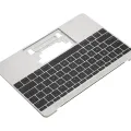 Top Case with Keyboard (ANSI US) and Microphone For MacBook 12" A1534 (2016-2017) (OEM New) (Silver)