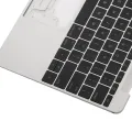 Top Case with Keyboard (ANSI US) and Microphone For MacBook 12" A1534 (2016-2017) (OEM New) (Silver)