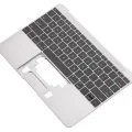 Top Case with Keyboard (ANSI US) and Microphone For MacBook 12" A1534 (2016-2017) (OEM New) (Space Gray)