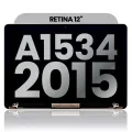 Complete LCD Display Assembly For MacBook 12" A1534 (2015) (Used OEM Pull: Grade C) (Space Gray)