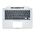 Top Case with Keyboard (ANSI US) For MacBook 13" A1278 (2009-2010) (Used OEM Pull: Grade B)