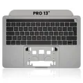 Top Case with Keyboard (ISO French) For MacBook Pro 13" A1706 (2016-2017) (Space Gray)