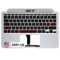 Top Case with Keyboard (ANSI US) For MacBook Air 11" A1370 (2011)