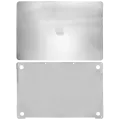 2-in-1 (Top, Bottom) Skin for MacBook Pro 15" A1990 (2018-2019) / A1707 (2016-2017) (Silver)