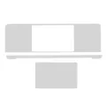 4-in-1 (Top, Bottom, Keyboard, Trackpad) Skin for MacBook Pro 13" A2251 (2020) (Silver)