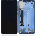 OLED Assembly With Frame For Xiaomi Mi 8 (Aftermarket Plus) (Blue)
