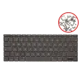 Keyboard W/ Backlight & Screws For MacBook Pro 13" A1708 (2016-2017) (UK English)
