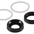 Back Camera Lens With Bracket & Bezel For iPhone 11 (2 Piece Set) (Real Sapphire) (Premium) (White)