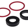 Back Camera Lens With Bracket & Bezel For iPhone 11 (2 Piece Set) (Real Sapphire) (Premium) (Red)