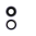Back Camera Lens With Bracket & Bezel For iPhone 11 ( 2 Piece Set) (Real Sapphire) (Premium) (Purple)